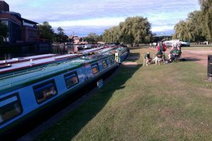 Safely moored at Stratford-upon-Avon...eventually