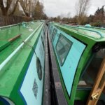 NB Lancelot back home at Braunston with faithful buddy NB Guinevere